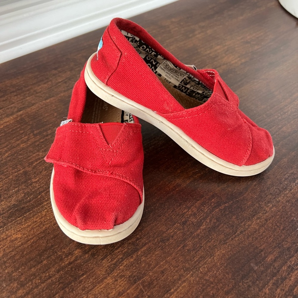 Tiny Toms - Red Size 9